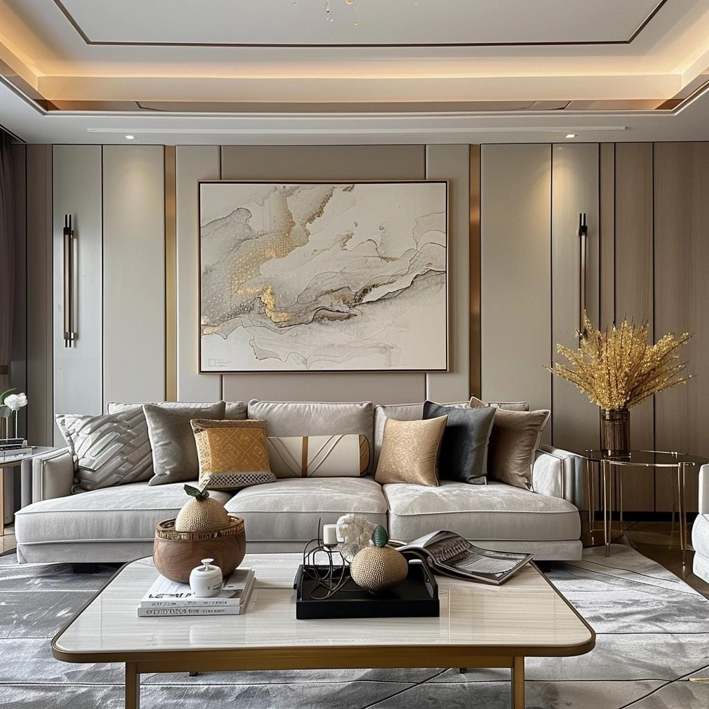 How To Elevate Your Home With A Luxury Living Room | By Cursosmodulo ... pertaining to