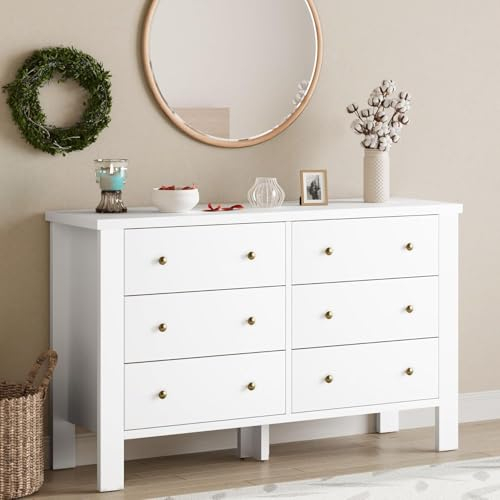 I Tested The Best: My Review Of The White 6 Drawer Dresser For A Clean ... regarding Styling Your Space with a Classic Pearl White 6-Drawer Dresser