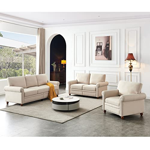 I Tested The Luxurious Comfort Of A 3 Piece Beige Living Room Set: Here ... inside Understanding the Quality and Craftsmanship of the Haven Beige 3-Piece Set