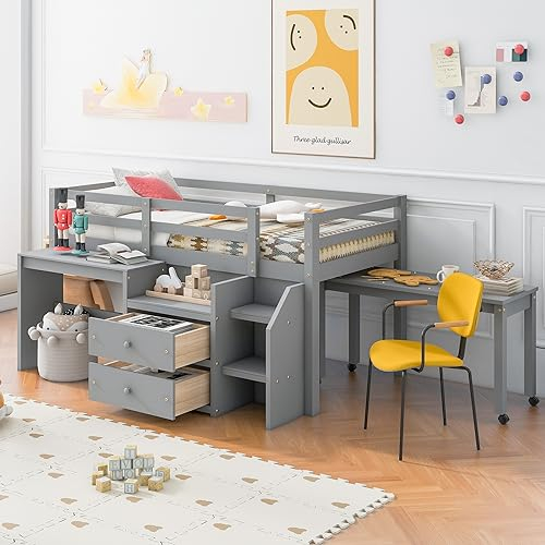 The Ultimate Space-Saving Solution Discover a Twin Low Loft with Integrated Storage