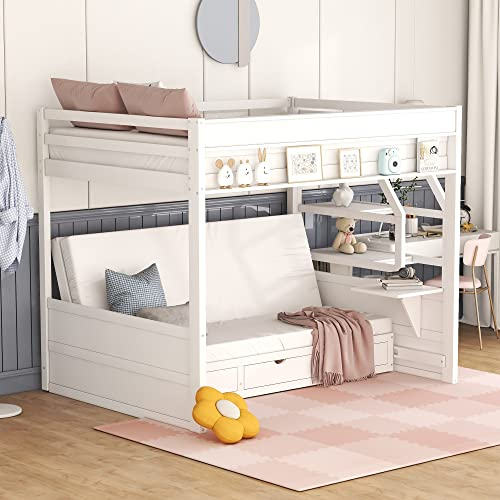 I Tested The Ultimate Space-Saving Solution: My Full Loft Bed Futon ... in