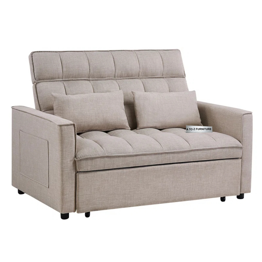 Isabella Luxe Convertible Sofa Bed In Beige From Aed 1849 -Atoz Furniture with