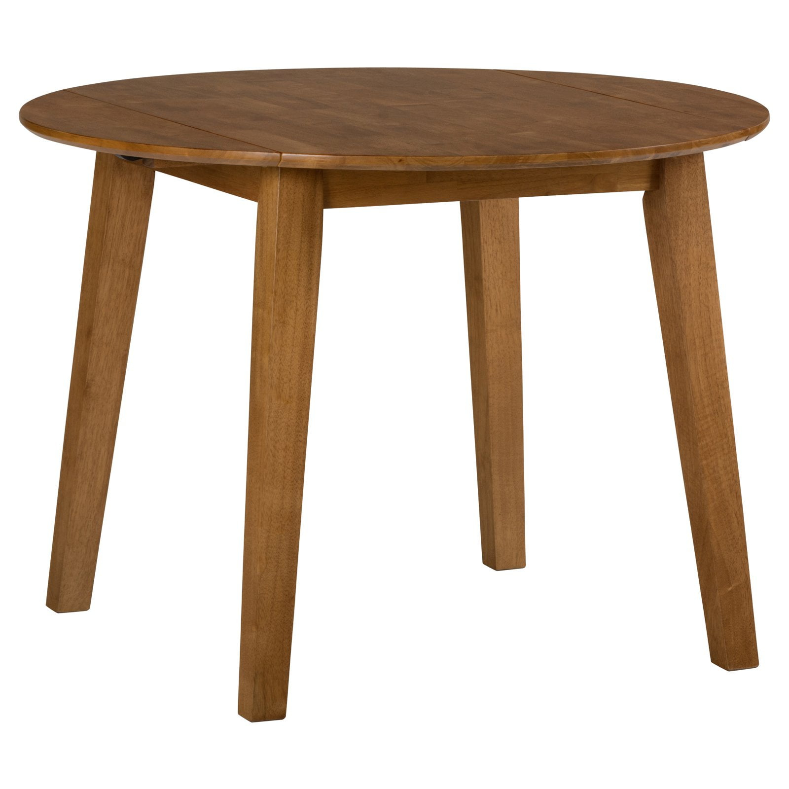 Jofran Simplicity Solid Wood Classic Round Drop-Leaf Table - Walmart.com inside