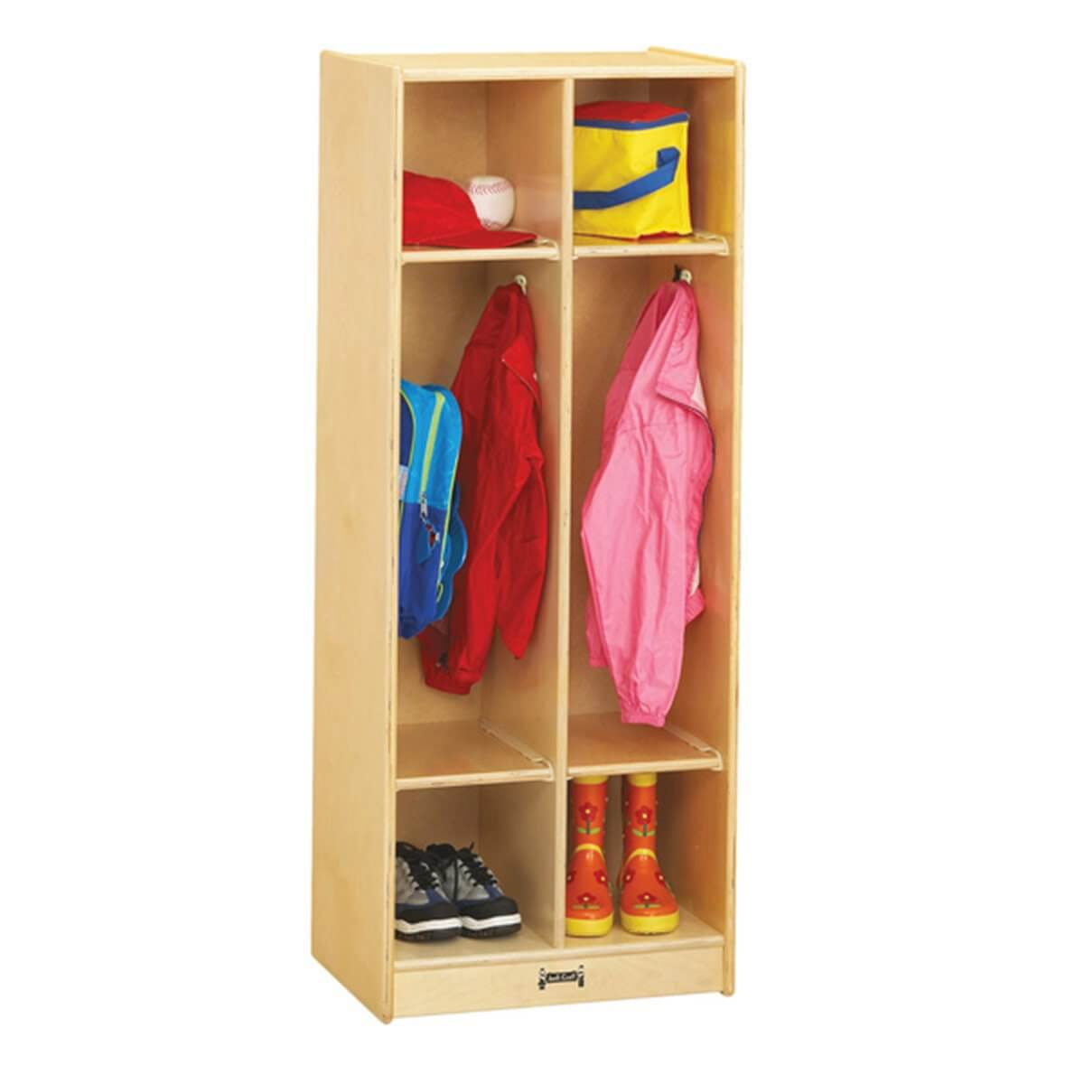 Jonti-Craft 2 Section Locker - Catholic Purchasing Services in