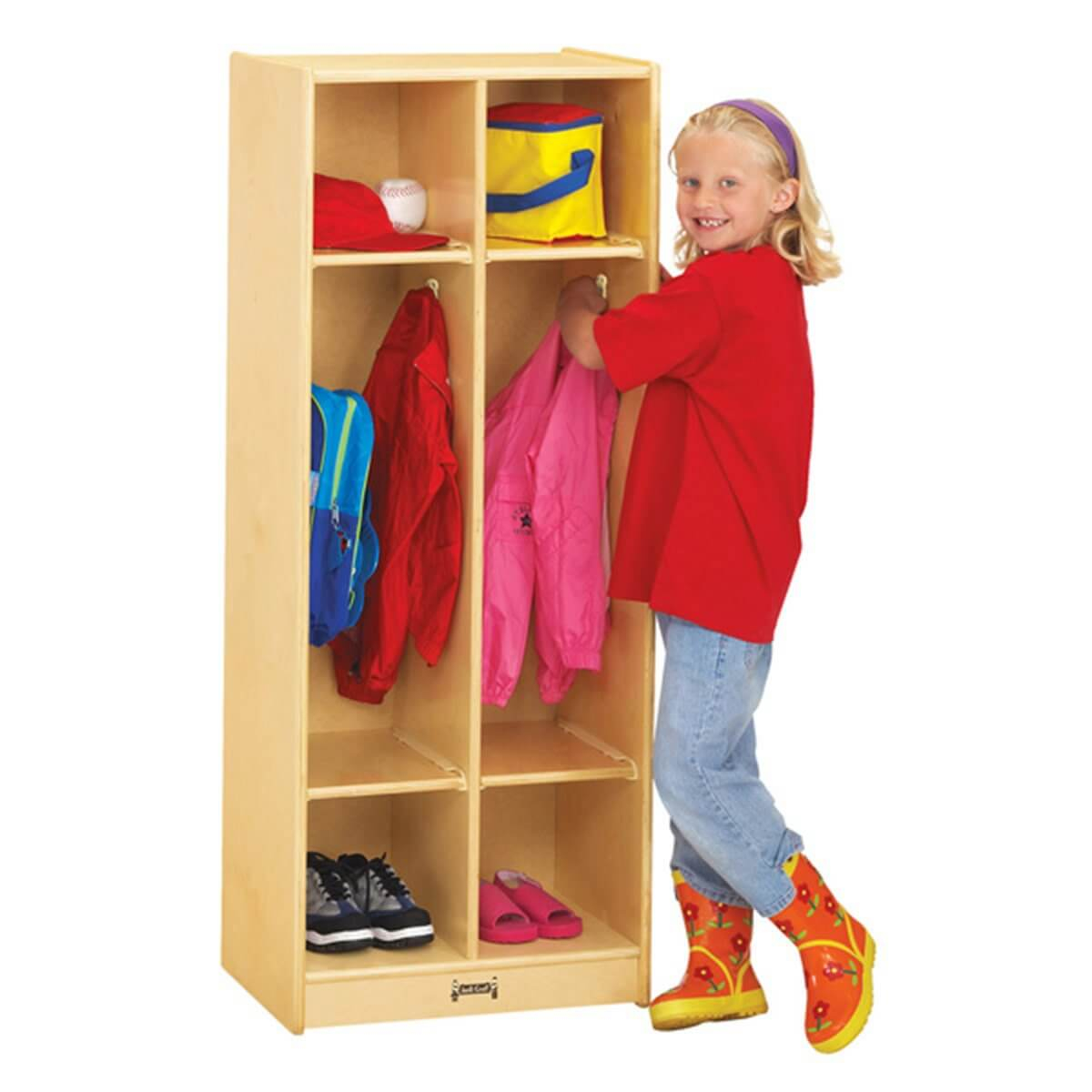Jonti-Craft 2 Section Locker - Catholic Purchasing Services throughout