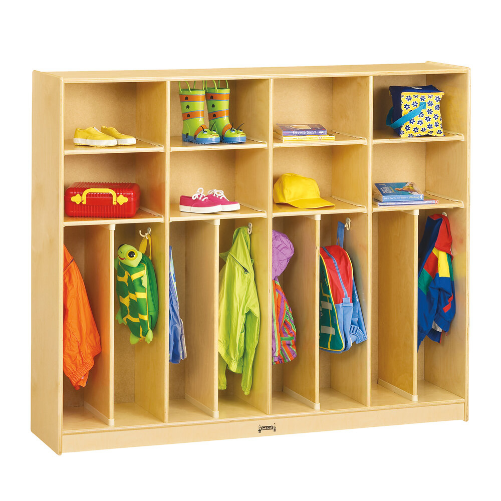 Jonti-Craft Baltic Birch 2685Jc Neat-N-Trim 60" X 15" X 50 1/2" 8 ... throughout