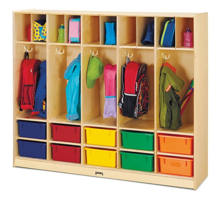Jonti-Craft® Large Locker Organizer – With 10 Colored Tubs | Kids ... regarding