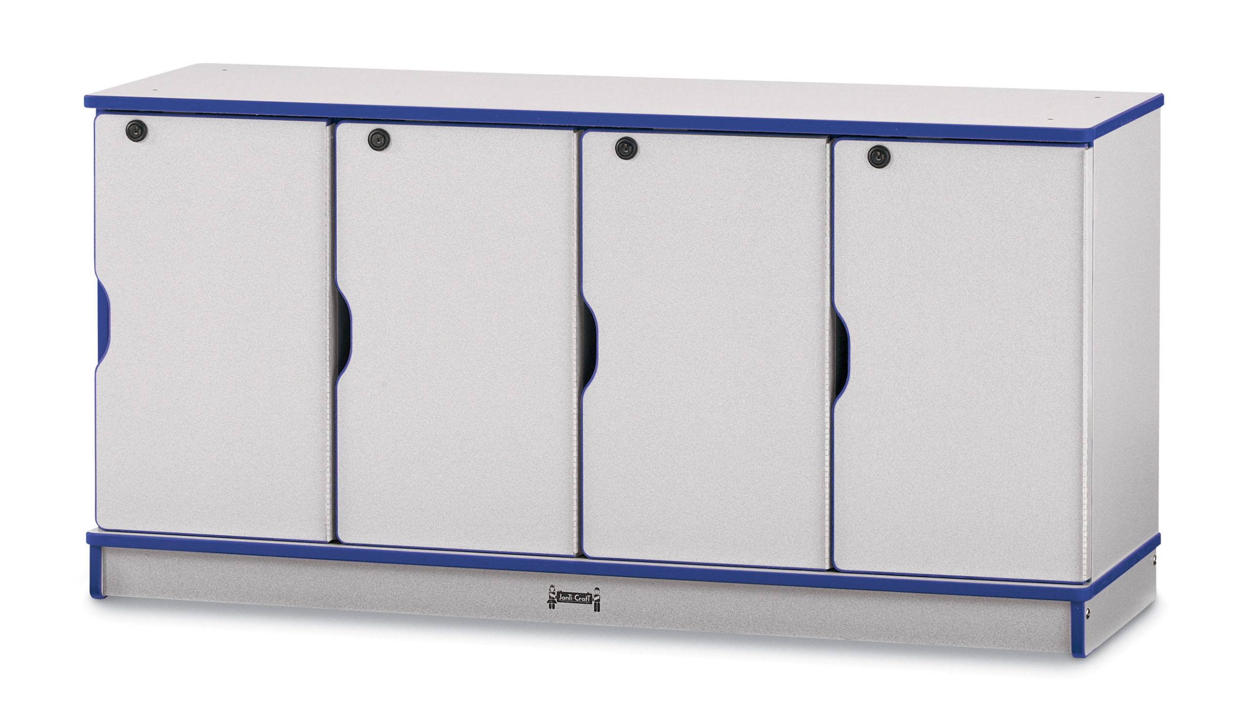 Jonti-Craft Rainbow Accents Stacking Lockable Lockers - Wayfair Canada inside
