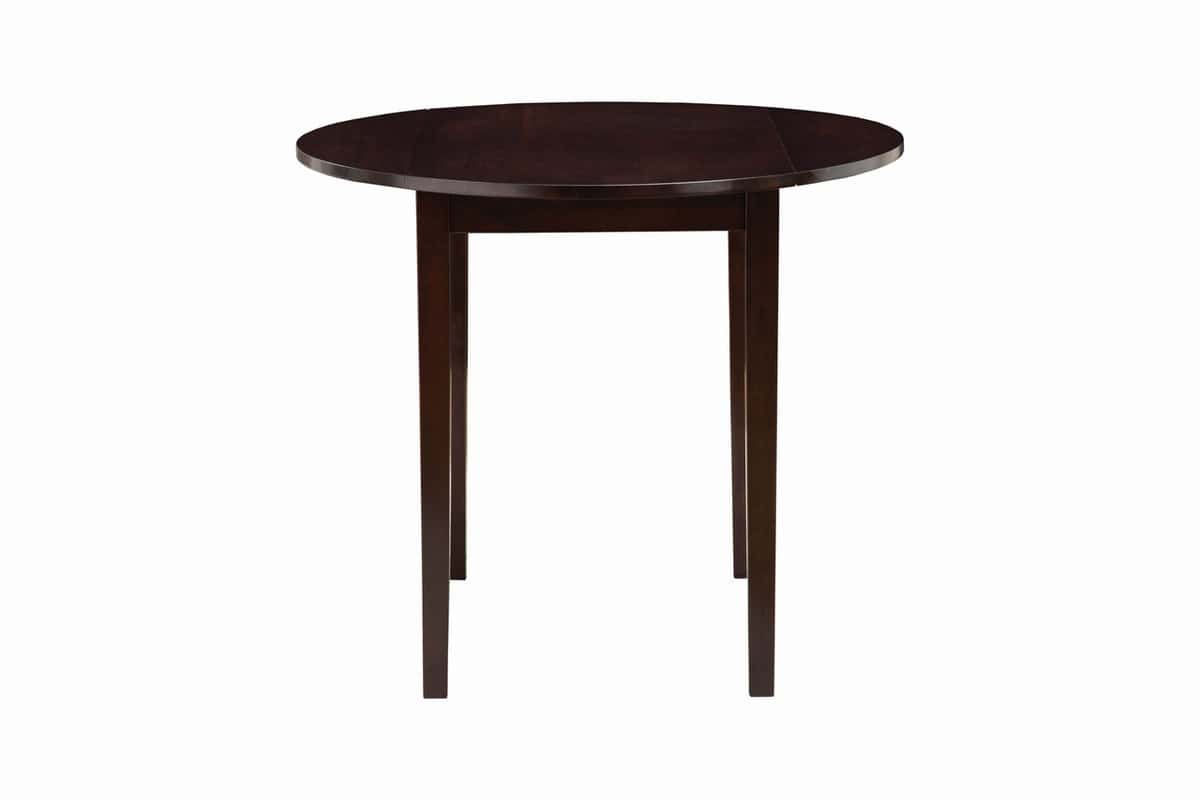 Kelso 3-Piece Drop Leaf Dining Set Cappuccino And Tan - Solutions Mexico with regard to Maximizing Your Space with the Kelso Cappuccino Extension Dining Table