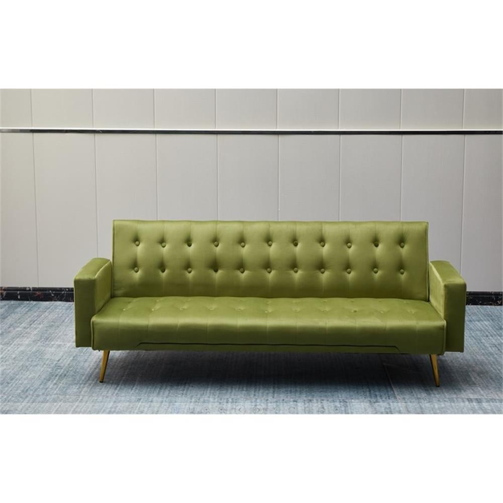 Kingway Furniture Mid-Century Modern Jeffery Velvet Sleeper Sofa In ... with