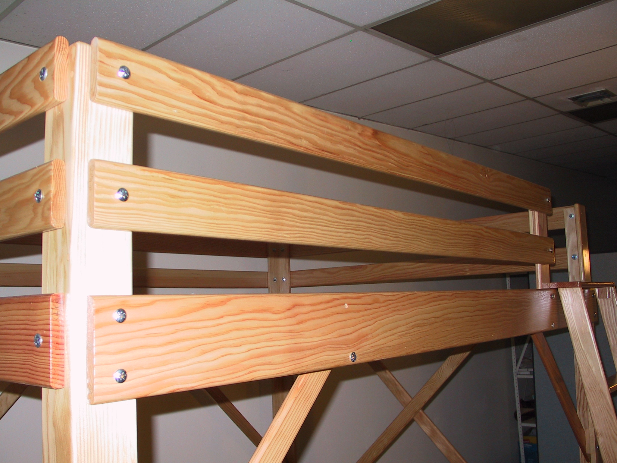 Lacquer Wood Loft Bed Finish, Twin, Full, Queen &Amp; Extra Long Low Beds regarding