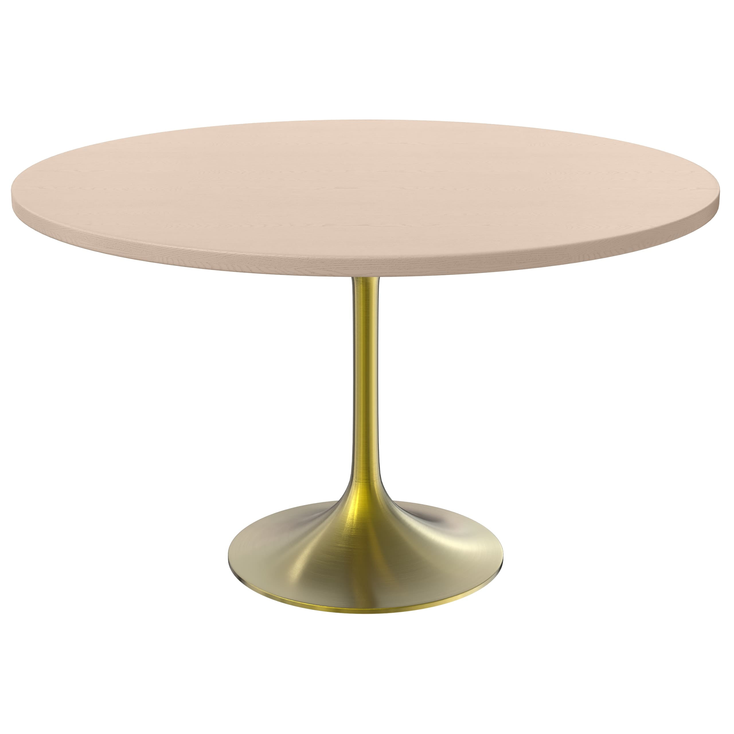 Leisuremod Verve Mid-Century Modern 48" Round Dining Table With Mdf Top ... with Exploring the Durability of the Verve 48 Round Dining Table