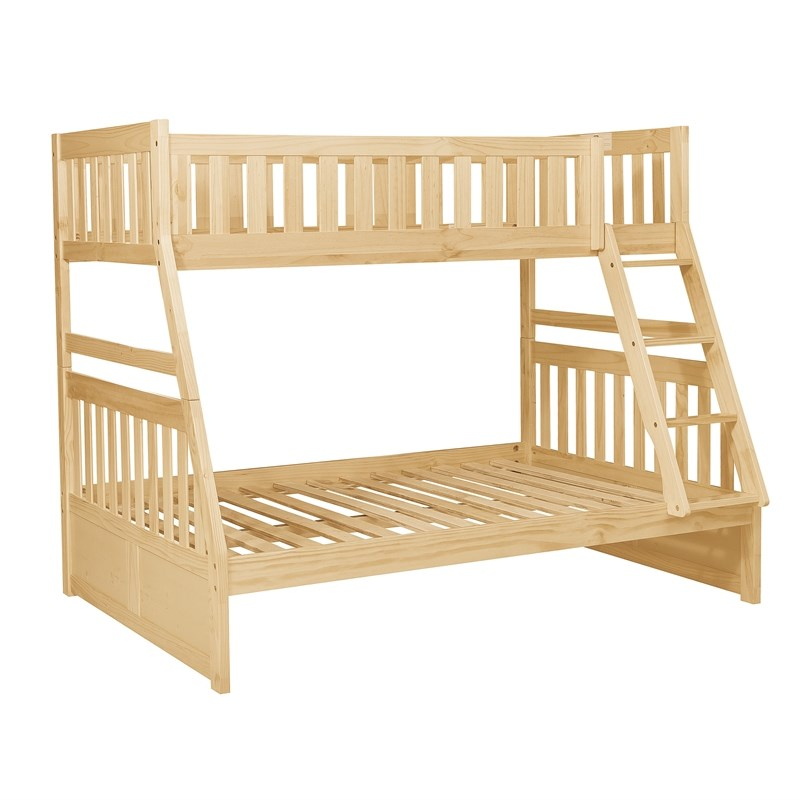 Lexicon Contemporary Wood And Mdf Board Twin/Full Bunk Bed In Natural ... pertaining to
