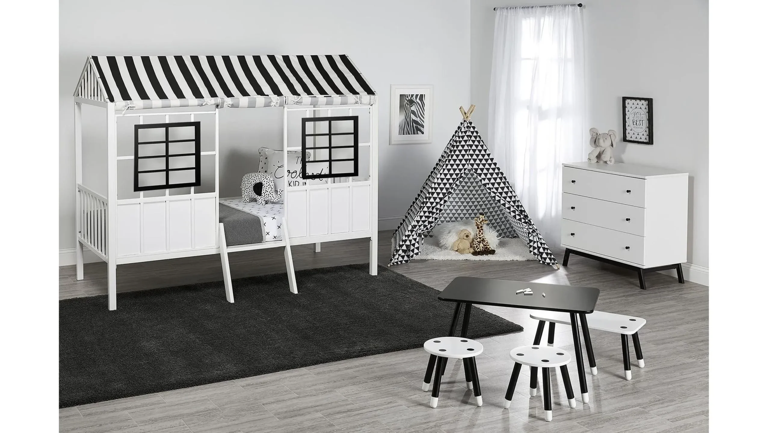 Little Seeds Rowan Valley Forest Loft Bed | Raymour & Flanigan intended for Creating a Cozy Haven with the Little Seeds Rowan Valley Forest Twin Loft Bed
