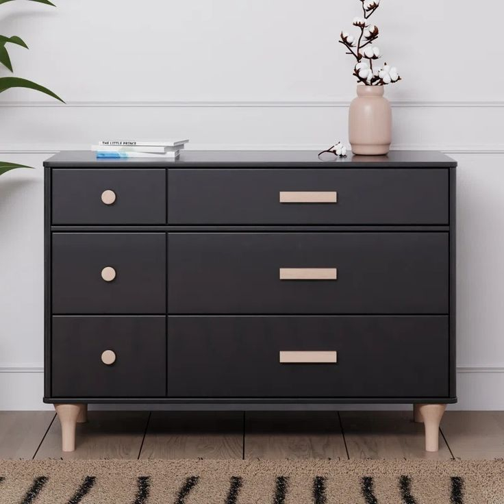 Lolly 6-Drawer Assembled Double Dresser | Double Dresser, Dresser, Drawers with regard to Transforming a Room with the Lolly 6-Drawer Dresser Design Ideas