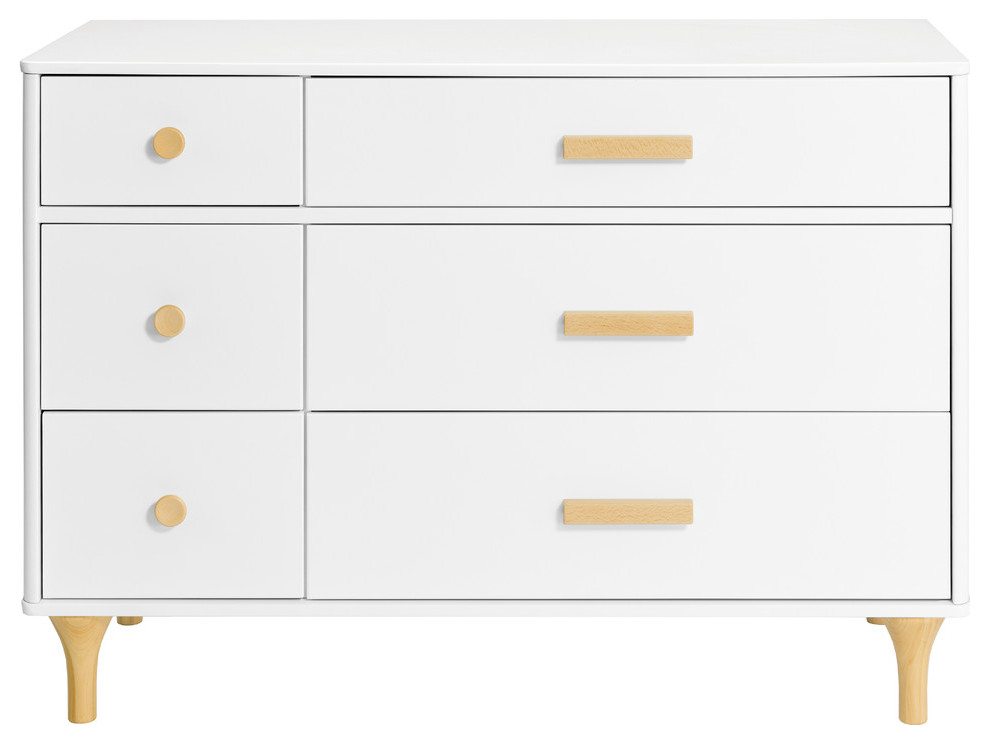 Lolly 6-Drawer Assembled Double Dresser - Midcentury - Dressers - By ... in
