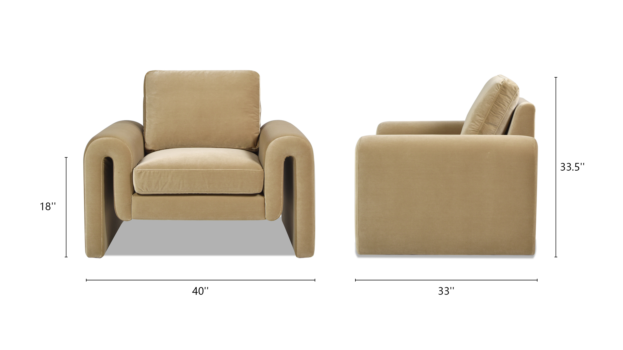 Mason 40" Arched Arm Chair, Camel Brown Beige - Jennifer Taylor Home with Styling Your Home Around the Versatile Mason 85" Camel Brown Beige Sofa