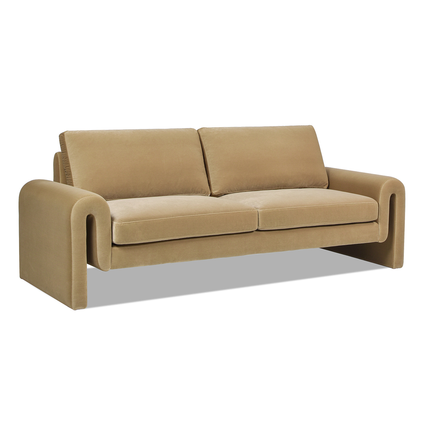 Mason 85" Arched Arm Sofa, Camel Brown Beige - Jennifer Taylor Home throughout Styling Your Home Around the Versatile Mason 85" Camel Brown Beige Sofa