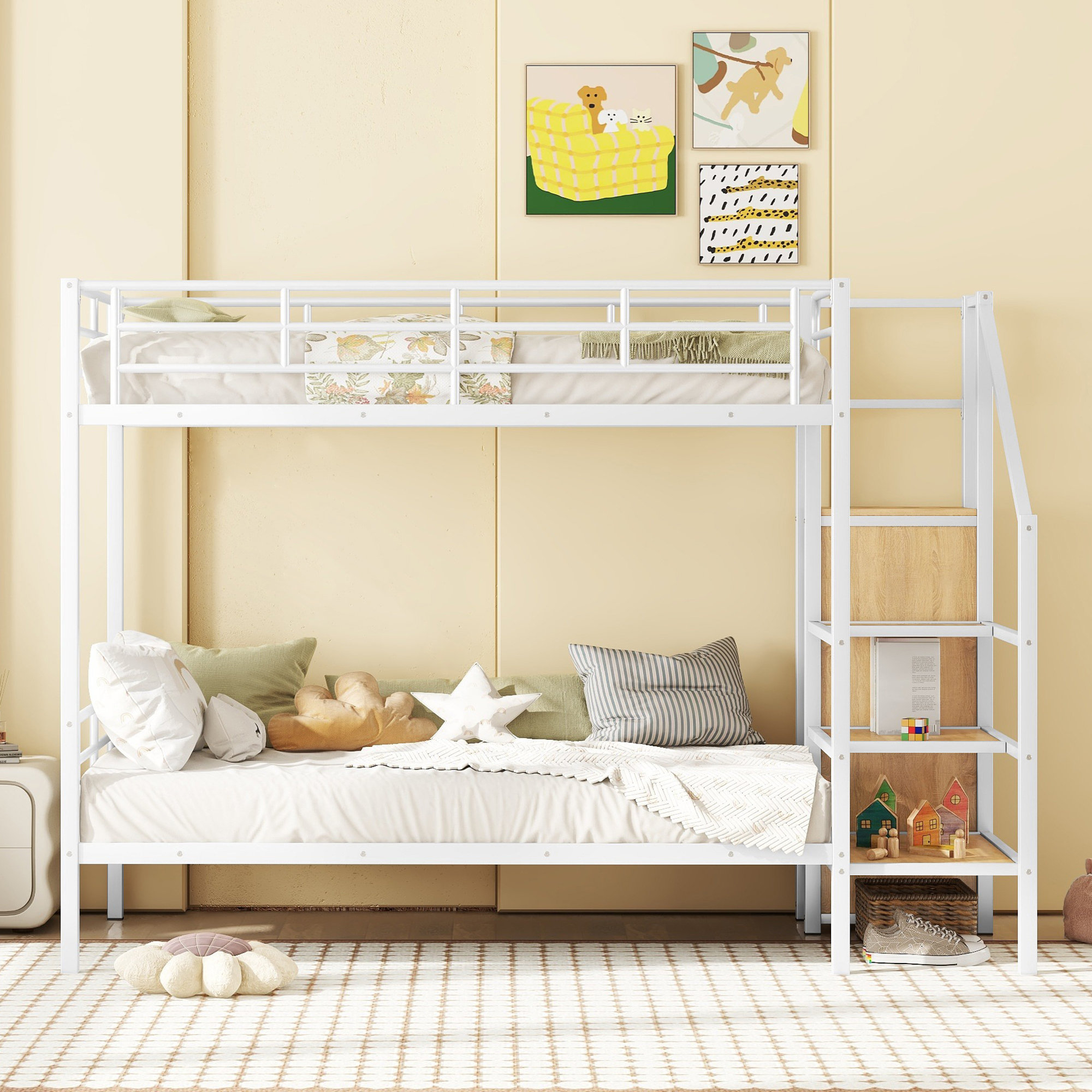 Mason &Amp; Marbles Adrastus Kids Bunk Bed &Amp; Reviews | Wayfair in