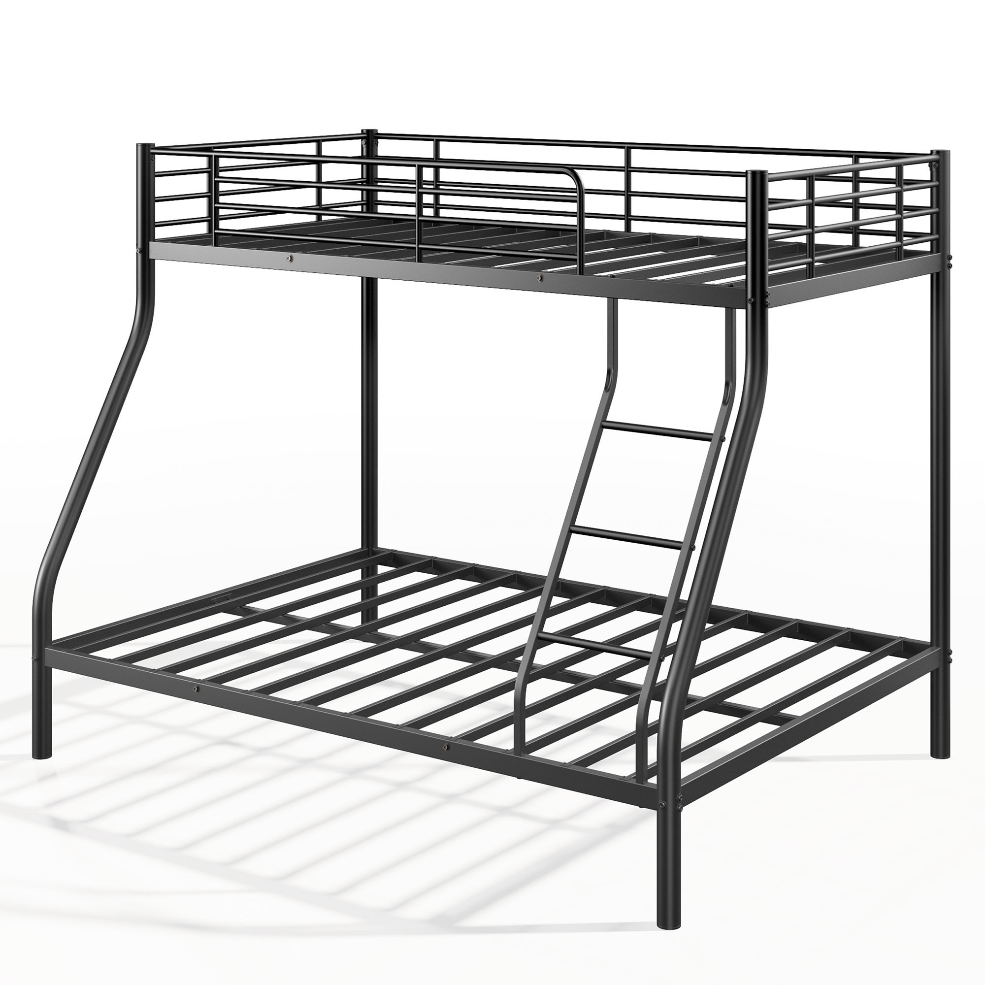 Mason &Amp; Marbles Durable Twin Over Full Size Metal Bunk Bed For ... within