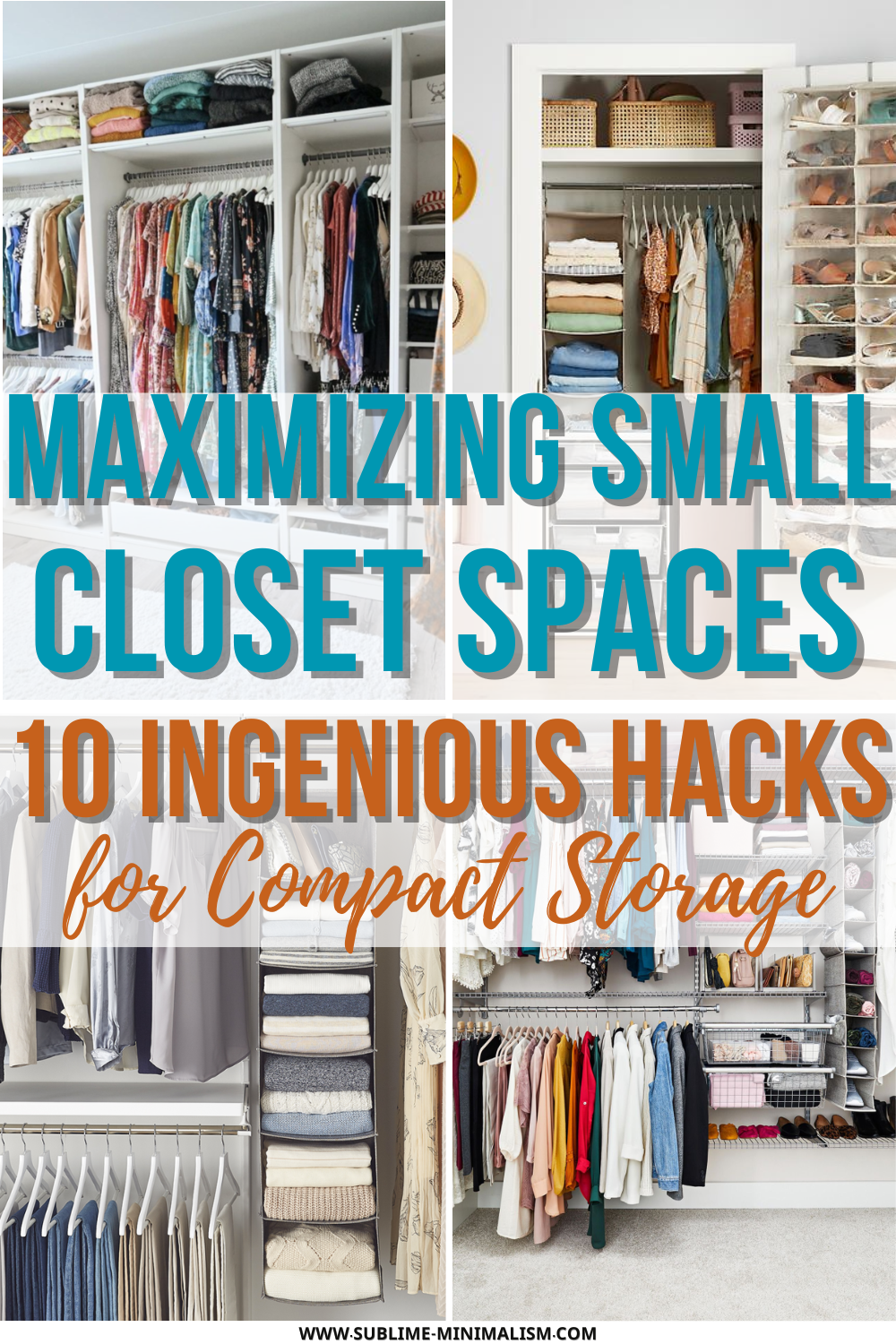 Maximizing Small Closet Spaces: 10 Ingenious Hacks For Compact Storage ... with