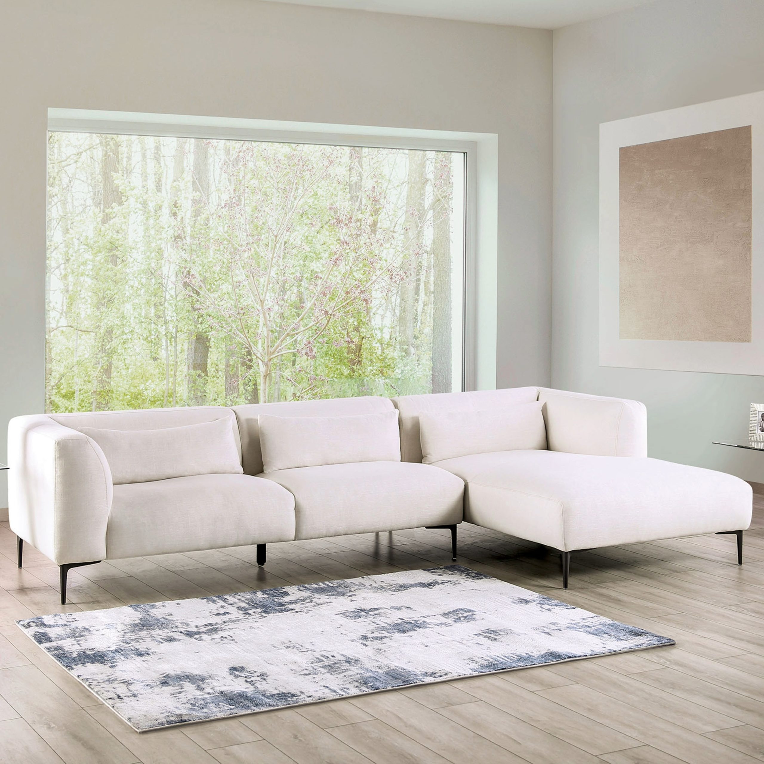 Mid-Century Modern, Furniture Of America Sectional Sofas - Bed Bath ... in A Deep Dive into the Furniture of America Turnstein Sectional Features