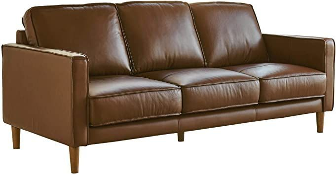 Mid Century Modern Top Grain Leather Sofa inside Elevate Your Living Space with the Waco Rustic Modern Top Grain Leather Sofa Slate
