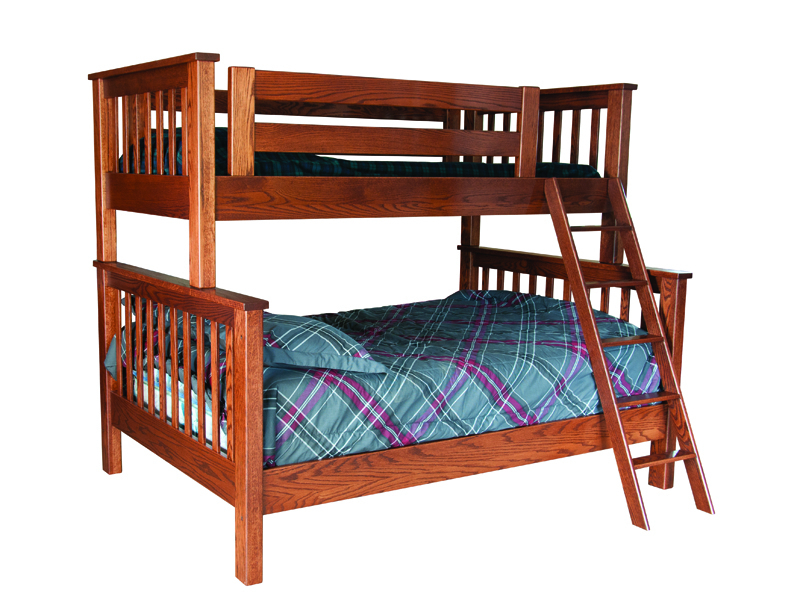 Miller's Mission Twin/Full Bunk Beds | Geitgey's Amish Country Furnishings regarding