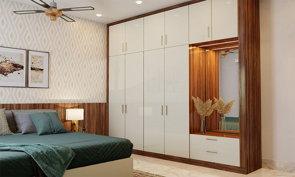 Creating a Dreamy Bedroom with a White 70.9″ Sliding Door Wardrobe