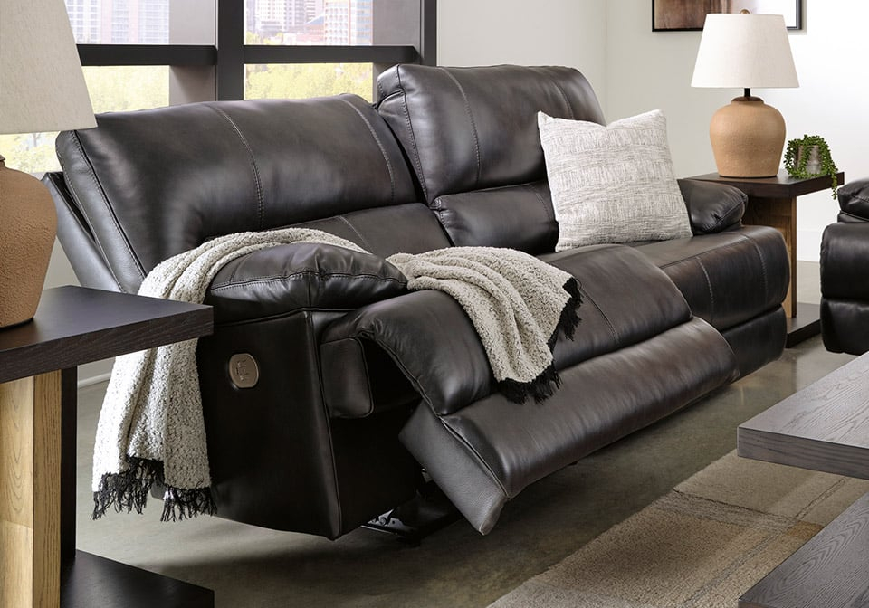 Mountainous Eclipse Power Reclining Sofa - Evansville Overstock Warehouse with