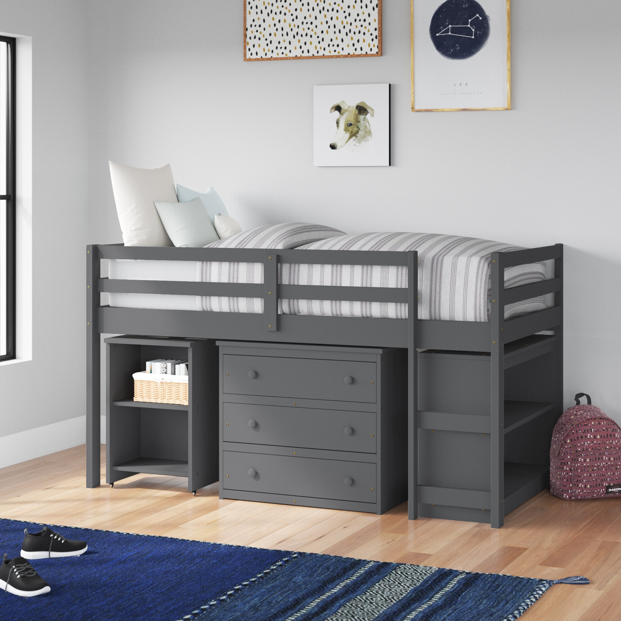 Naomi Low Study Loft Bed Online | Cityofclovis.org with