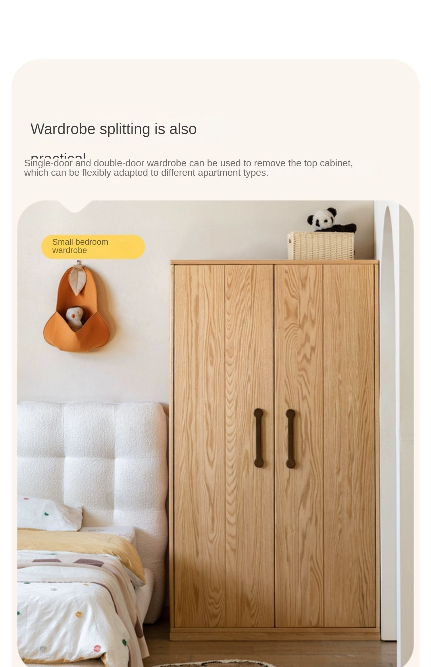 Oak Solid Wood Kids Wardrobe in The Practicality of a 31.5x20.9x70.9 Inch Beech Wood Wardrobe for Growing Families