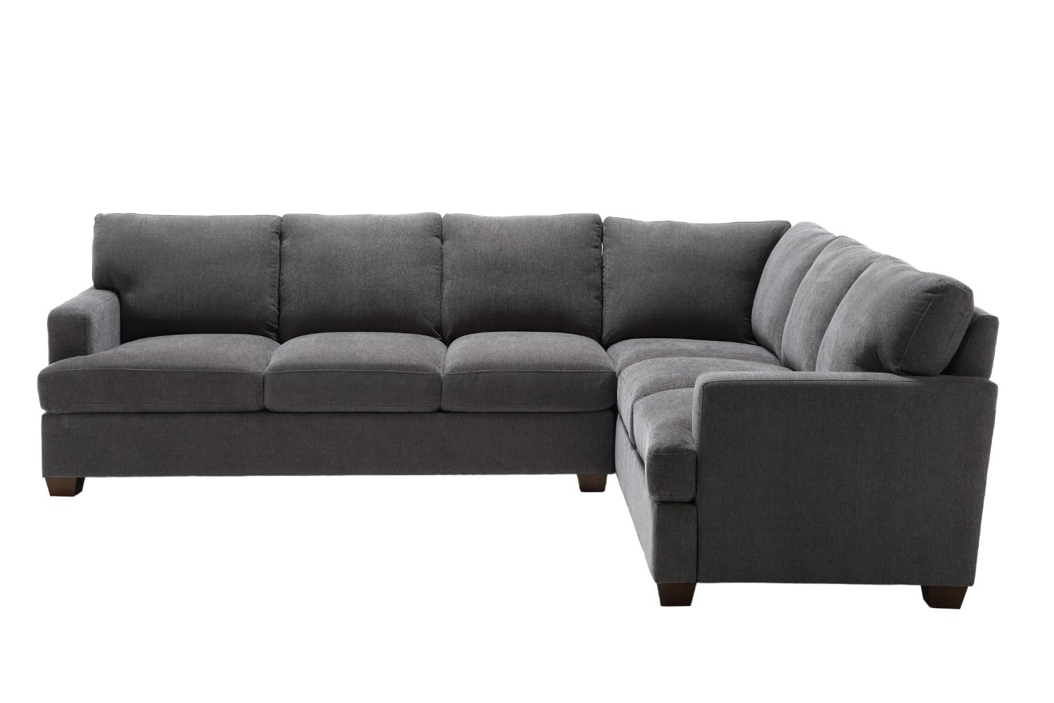 Olympia Fabric Sectional Sofa (Dark Grey) intended for How to Choose the Perfect Macadamia Gray Fabric Sectional Sofa for Your Home