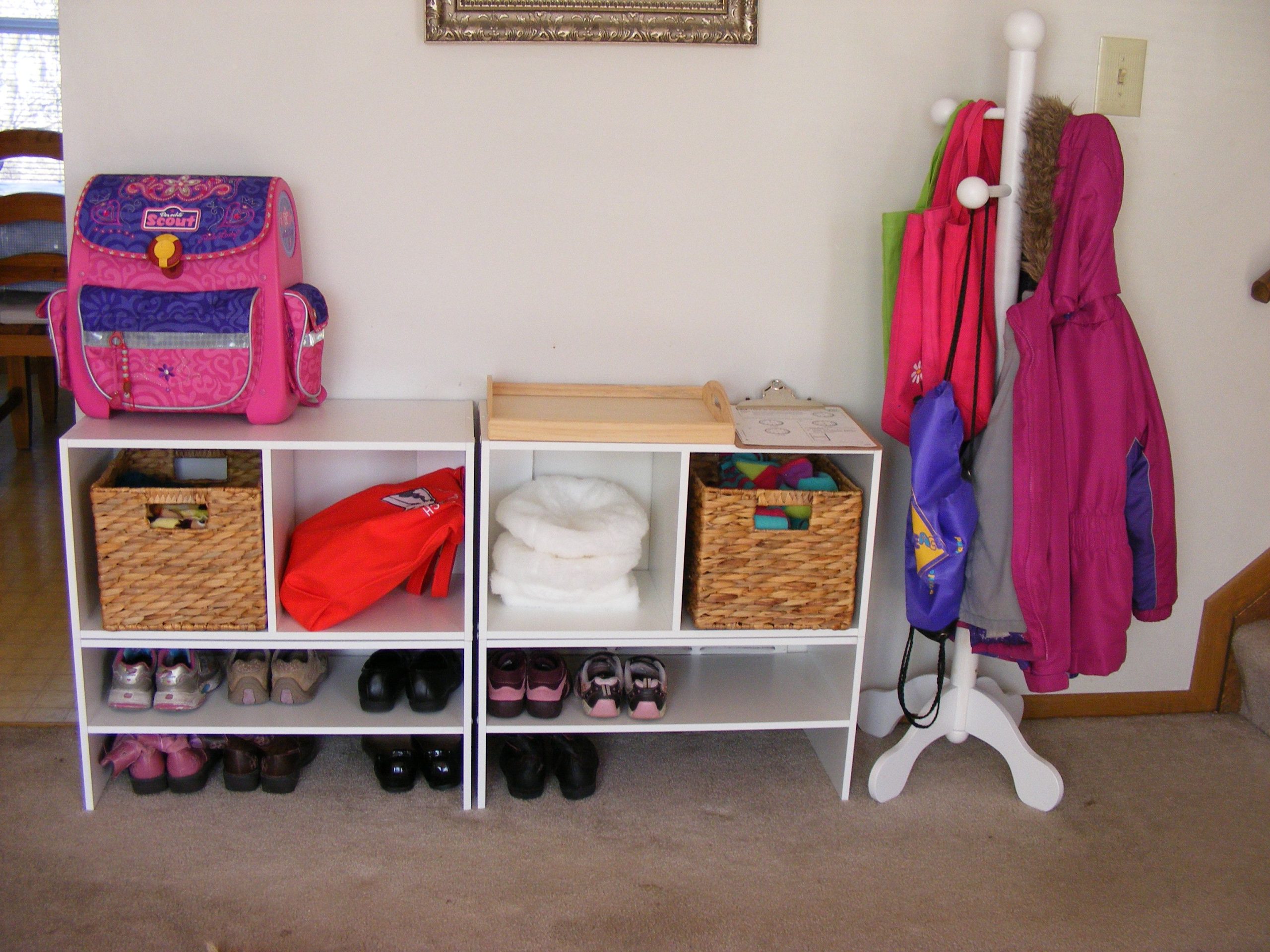 Organizing Kids Shoes, Hats, Gloves, Coats And Backpacks By The ... regarding A Parent's Perspective Choosing the Right Toddler Coat Storage