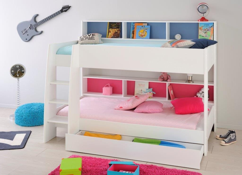 Parisot Tam Tam Bunk Bed In White | Alternative Shopping Guide - Products throughout The Practical Magic of the Tam Transitional Bunk Bed by Furniture of America