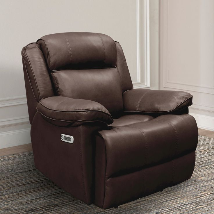 Parker House Eclipse Power Recliner Brown Top Grain Leather | Wayfair ... in Key Features to Appreciate in the Parker Living Eclipse Power Sofa