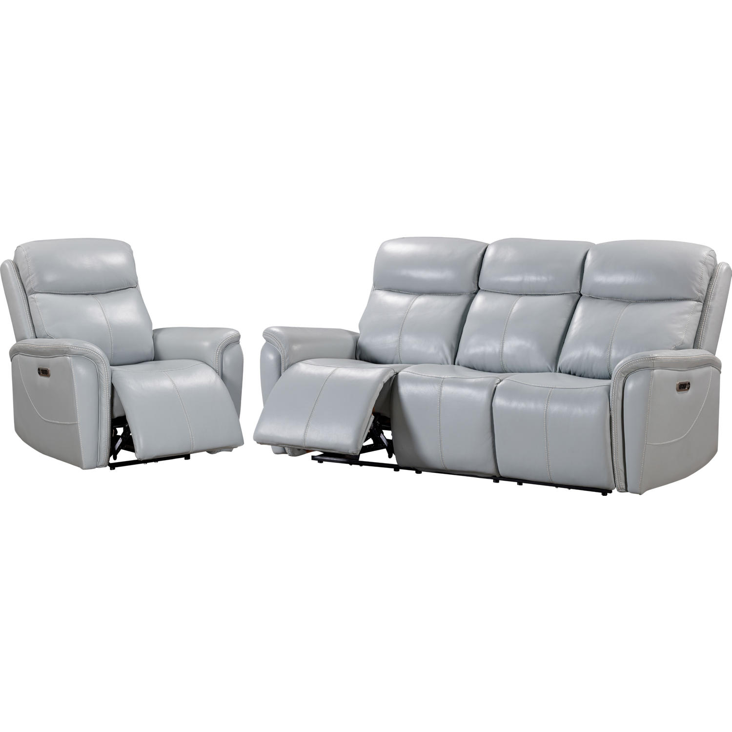 Parker House Mcas-31Ph-Smgr Cascade 2 Piece Power Reclining Sofa Set In ... inside Exploring the Durability and Design of the Cascade Seamist Grey Power Sofa