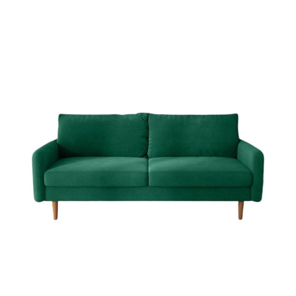 Pemberly Row Contemporary Velvet Living Room Sofa In Green Finish ... regarding Transforming Your Living Space with the Pemberly Row Green Velvet Sectional