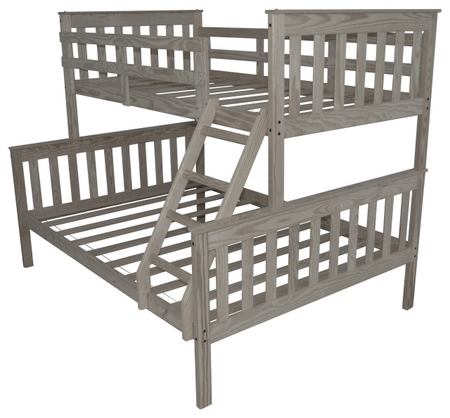 Pine Bunk Bed, Twin Over Full - Transitional - Bunk Beds - By Furniture ... in
