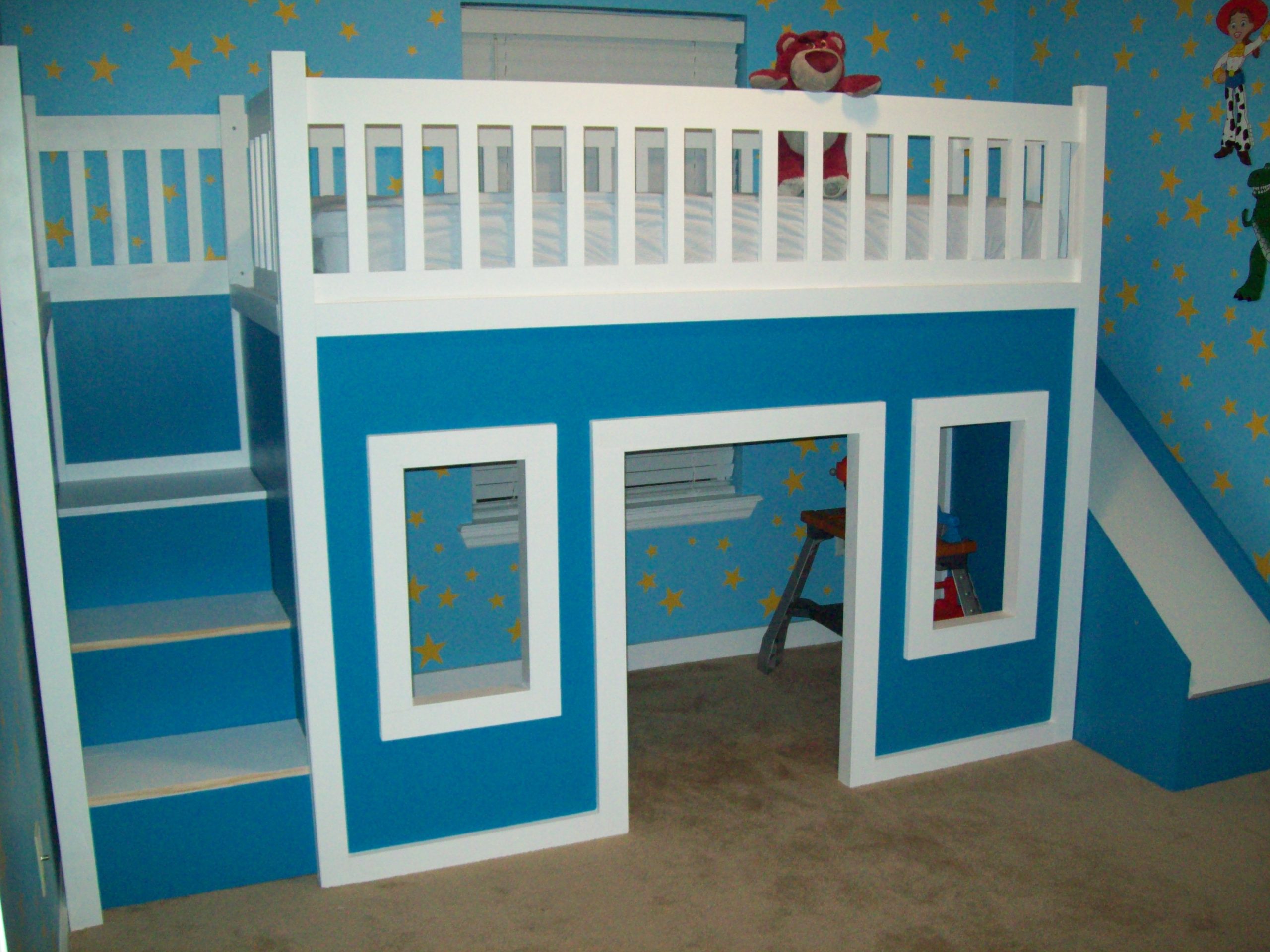 Playhouse Loft Bed With Stairs And Slide, Playhouse Loft Bed, Loft Bed ... with Designing an Engaging Play Area with the Millie Loft Bed