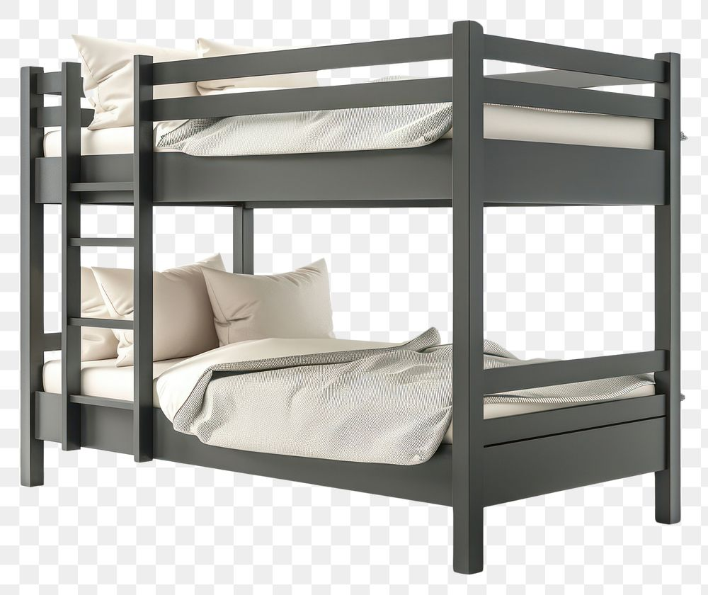 Png Modern Gray Bunk Bed | Free Png - Rawpixel within Unpacking the ACME Edah Gray Bunk Bed A Room-Saving Solution