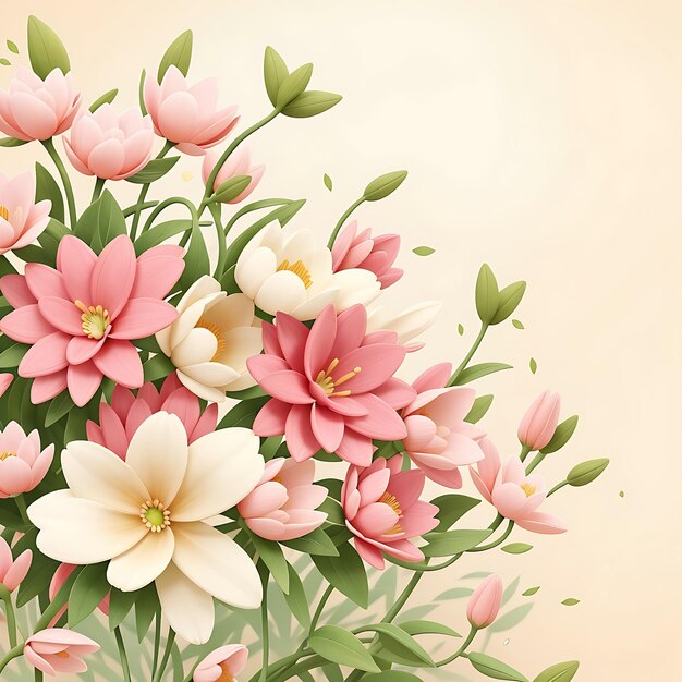 Premium Photo | Beauty Of Natures Spring Flowers Is Captured In The ... in