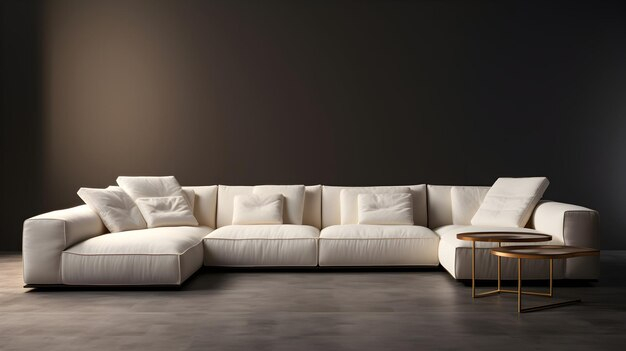 Premium Photo | Elevate Your Living Space With A Modern Sectional Sofa in