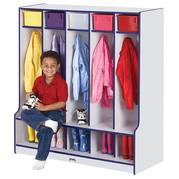 Rainbow Accents 0468Jcww003 48" X 17 1/2" X 50 1/2" 5-Section Blue ... pertaining to