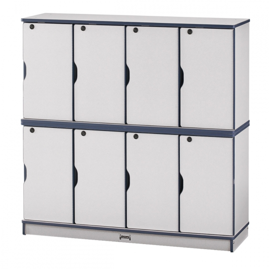 Maximizing Your Space with Green Double Stack Rainbow Lockers