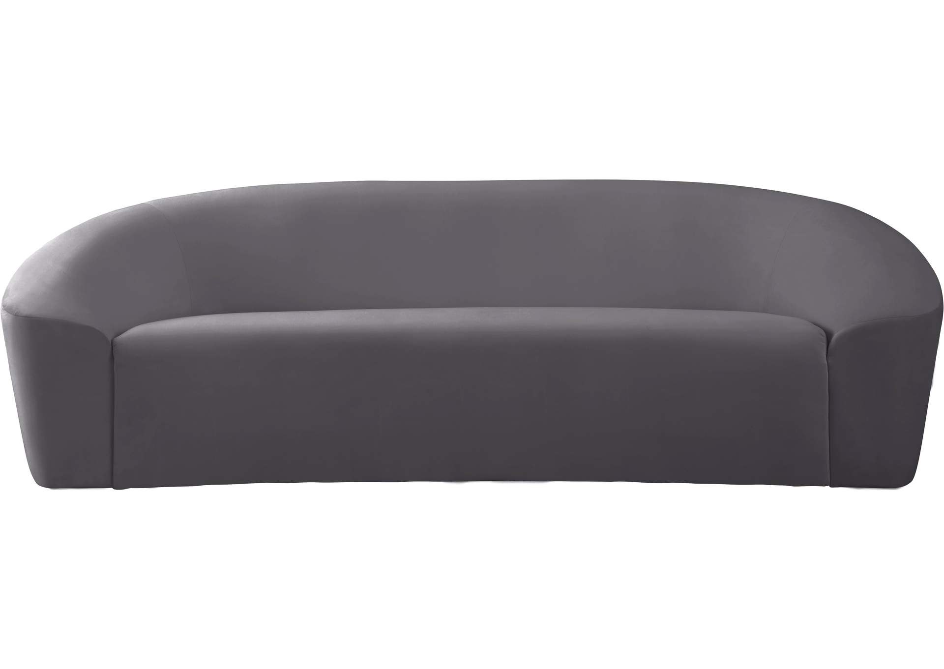 Riley Grey Velvet Sofa with