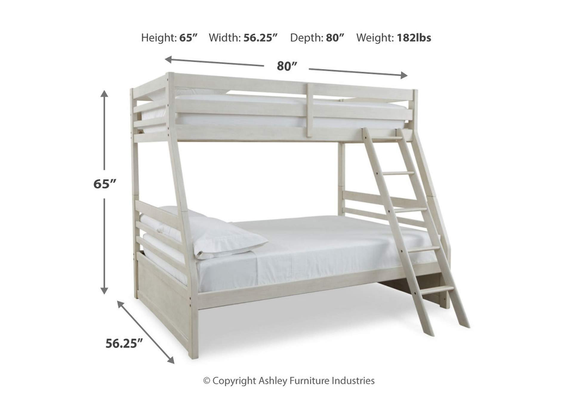 Robbinsdale Twin Over Full Bunk Bed with regard to Maximizing Space With the Bowery Hill Twin Over Full Bunk Bed