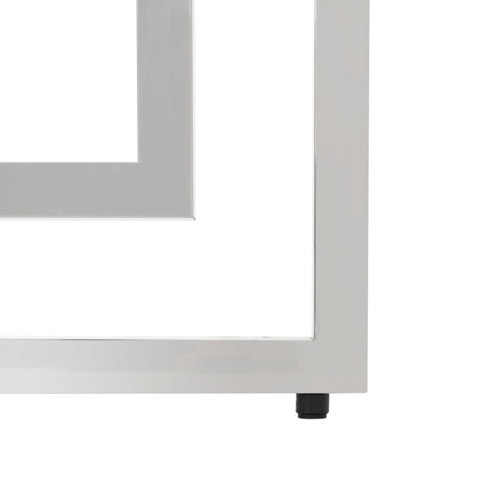 Safaviehcouture Harlan Round Glass Dining Table & Reviews | Wayfair throughout