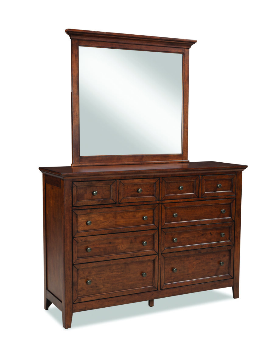 San Mateo Dresser Mirror | Tuscan - Intercon-Furniture inside What Every Parent Needs to Know About the San Mateo Youth 7-Drawer Dresser Tuscan