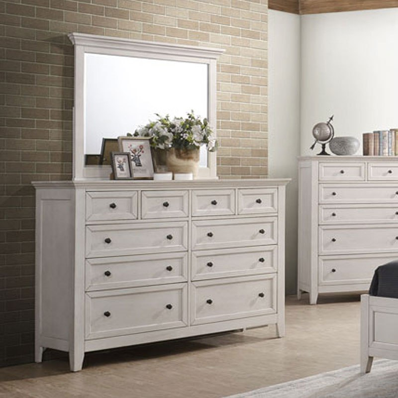 San Mateo Dresser (Rustic White) By Intercon Furniture | Furniturepick in Tips for Organizing with the San Mateo Rustic White Wooden Chest
